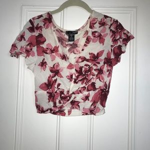 Aqua (Bloomingdales) Two Piece Floral Set